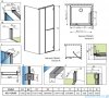 Radaway Carena KDJ kabina prysznicowa 120x90 prawa przejrzyste 134443-01-01NR